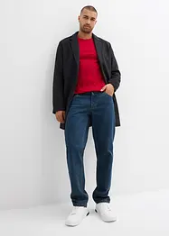 Feinstrickpullover mit Zopfmuster, Slim Fit, bonprix