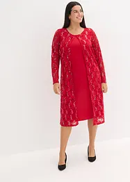 Kleid mit Spitze (2-tlg. Set), bonprix