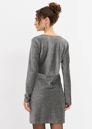 Glitzerndes Minikleid mit Schleifendetail, bonprix