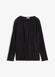 Langarmshirt mit Struktureffekt, bonprix
