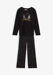 Pyjama doux à imprimé brillant, bonprix