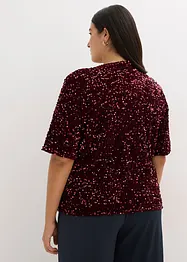 T-shirt à sequins, bonprix