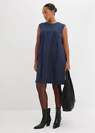 Nadelstreifen Minikleid aus Viskose-Mix, bonprix