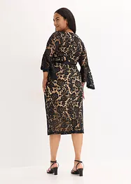 Spitzenkleid mit Satin-Einsatz, bonprix