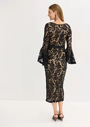 Spitzenkleid mit Satin-Einsatz, bonprix