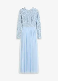 Maxikleid mit Paillettenstickerei, bonprix