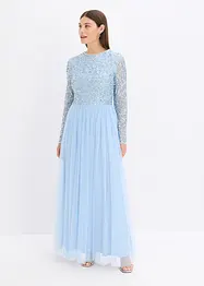 Maxikleid mit Paillettenstickerei, bonprix