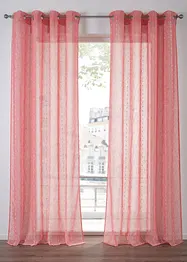 Vorhang mit Webstreifen (1er Pack), bonprix