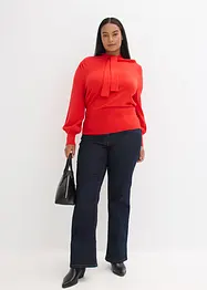 Pull en fine maille de viscose mélangée, bonprix