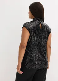Top à paillettes, bonprix