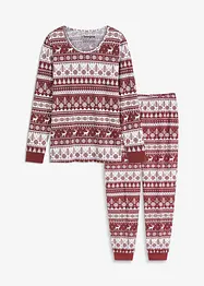 Pyjama aus reiner Bio-Baumwolle, bonprix