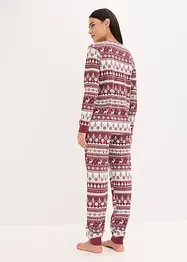 Pyjama aus reiner Bio-Baumwolle, bonprix