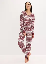 Pyjama aus reiner Bio-Baumwolle, bonprix