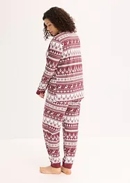 Pyjama aus reiner Bio-Baumwolle, bonprix