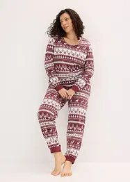 Pyjama aus reiner Bio-Baumwolle, bonprix