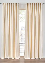 Blickdichter Vorhang aus weichem Chenille (1er Pack), bonprix