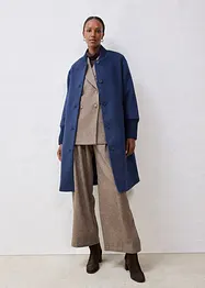 Wollmantel mit Strickbesatz, bonprix