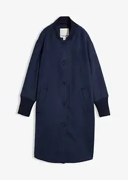 Wollmantel mit Strickbesatz, bonprix