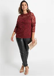 Spitzen-Langarmshirt, bonprix