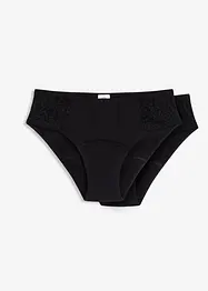 Lot de 2 culottes menstruelles Maxi, flux moyen, bonprix