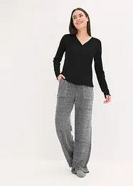 Loungewear Hose aus kuscheligem Chenille, bonprix
