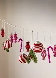 Weihnachtskugel in Bonbon-Form (3er Pack), bonprix