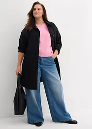 Long-Sweatshirt aus reiner Baumwolle, bonprix