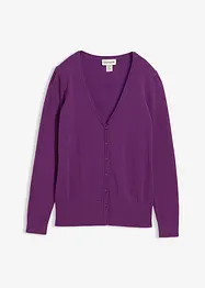Gilet boutonné en maille fine, bonprix