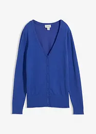 Gilet boutonné en maille fine, bonprix
