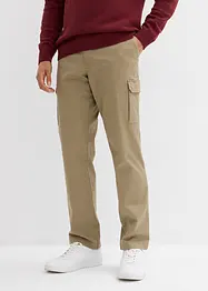 Regular Fit Stretch-Thermo-Cargohose, Straight, bonprix