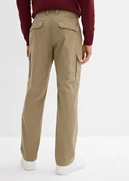 Regular Fit Stretch-Thermo-Cargohose, Straight, bonprix
