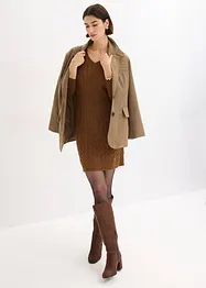 Strickkleid mit Zopfmuster, bonprix