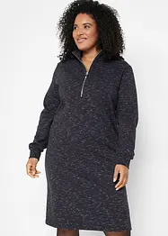 Robe en molleton à col camionneur, bonprix