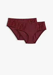 Maxislip mit zarter Spitze (2er Pack), bonprix