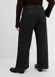 Jean large taille mi-haute, longueur sol, bonprix