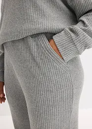 Weit geschnittener Loungewear Hausanzug aus weicher Rippe, bonprix