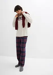 Pyjama en flanelle 100% coton douce, pochette cadeau, bonprix