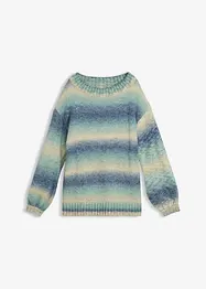 Grobstrick-Pullover aus weichem Woll-Mix, bonprix