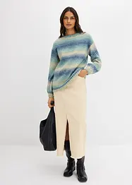 Grobstrick-Pullover aus weichem Woll-Mix, bonprix