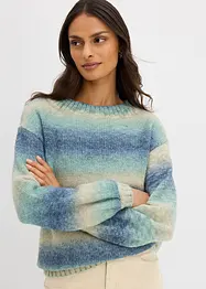 Grobstrick-Pullover aus weichem Woll-Mix, bonprix