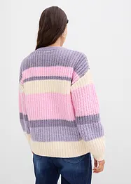 Gilet en grosse maille à dégradé de couleurs, bonprix