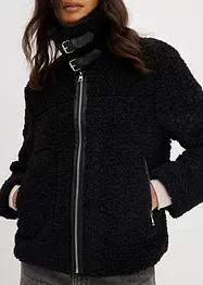 Fellimitat-Jacke aus Teddyfleece, bonprix