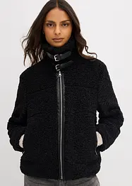 Fellimitat-Jacke aus Teddyfleece, bonprix