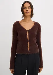 Feinstrickjacke aus Federgarn, bonprix
