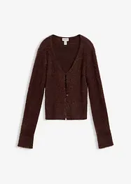 Feinstrickjacke aus Federgarn, bonprix