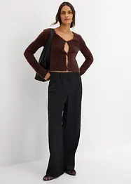 Feinstrickjacke aus Federgarn, bonprix