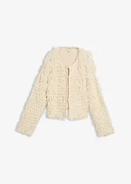Gilet en grosse maille chenille boucle, bonprix