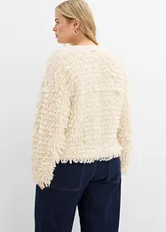 Gilet en grosse maille chenille boucle, bonprix
