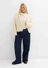 Gilet en grosse maille chenille boucle, bonprix
