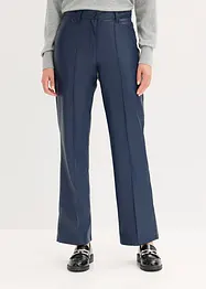 Pantalon large enduit avec passepoil, bonprix
